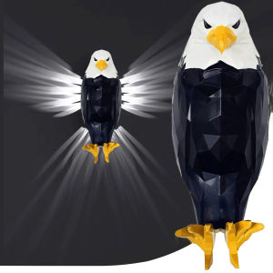 Eagle Lamp Bird Wall Lamp Eagle Shape Projector Modern Creative Shadow Wings Atmosphere Light 3D Print Body Animal Lighting