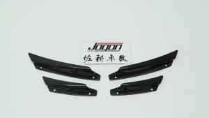 OnlyF U For Corvette C8 Z51 Stingray Coupe 1LT 3LT 2020-2024 Carbon Fiber Exterior Car Front Bumper Side Lip Splitter Fin Air Cover Trim 5B8Q6