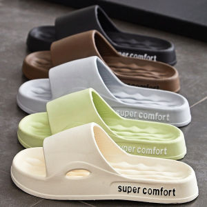 ✨CADIAES✨รองเท้าแตะเรียบง่ายสำหรับผู้ชายและผู้หญิง สไตล์ใหม่สำหรับฤดูร้อน รองเท้าแตะส้นแบน EVA นุ่มและระบายอากาศได้ดี ไม่ลื่น สวมใส่สบาย