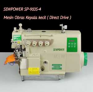 SEWPOWER SP-910S-4 MESIN JAHIT OBRAS KEPALA KECIL BENANG 4 ( DIRECT DRIVE ) BARU