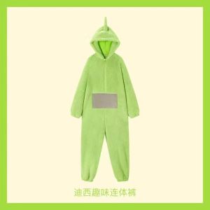 [SG Ready Stock] Christmas Cute Dipsy Tinky Winky Po Lala Teletubbies Cartoon Nightwear Sleep Suit Onesies Pajamas Costumes