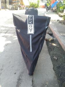 JZ Blckout Motorcycle Cover for YAMAHA MIO SPORT | Multiple Reflectors | With or Without Top Box 100% High & Good Quality