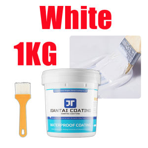 JIANTAI 💥1000ml/300ml💥Grey/Transparent/White/Black/Blue Sealant Waterproof Glue Waterproof Invisible Paste Mighty Repair Adhesive Polyurethane Leak-Proof Coating For Home Bathroom Roof Wall CracksLeaksSwimming PoolsFish Ponds With Brush