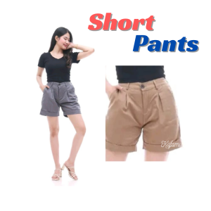 Celana Pendek Wanita Pinggang Karet Premium Short Pants