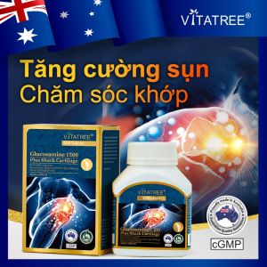 Vitatree Glucosamine 1500 Plus - Bổ Khớp Chất Lượng Cao Từ Úc