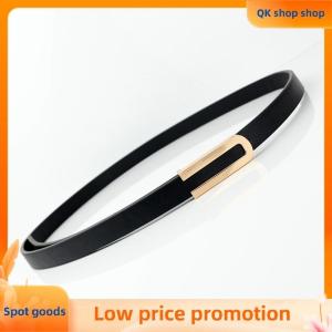 ✨QK shop✨ Women Waist Belts Minimalist Pin Buckle PU Leather Thin Belt Female Waistband For Jeans Dresses Pants