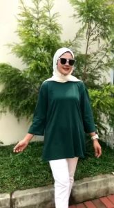 Kaos Polos Jumbo Belah Pinggir Terbaru