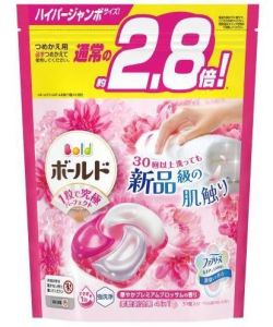 Túi viên giặt Gelball 3D Nhật Bản - màu hồng 31 viên