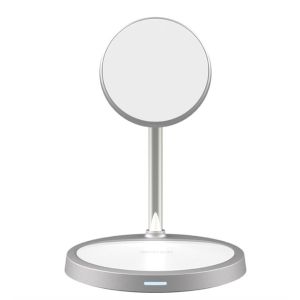 Đế sạc không dây Magsafe 2in1 Choetech T575 có chứng nhận MFM (Hàng chính hãng)