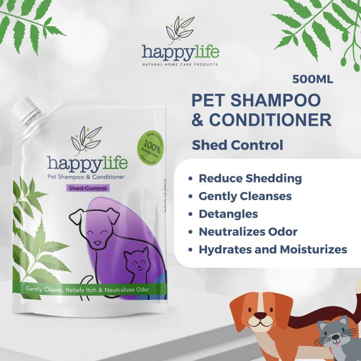 Shed Control Pet Shampoo and Conditioner for Dogs and Cats, Reduce  Shedding, Gently Cleanses Lazada PH