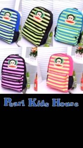 Tas Ransel Anak Motif Paul Frank Strippe CB141