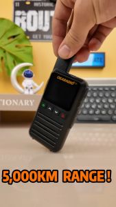 OKARADIO R02 Walkie Talkie with SIM Card Global POC Radio Intercom National 6000KM Unlimited Distance Portable 4000mAh Type-C Charging Two Way Radio