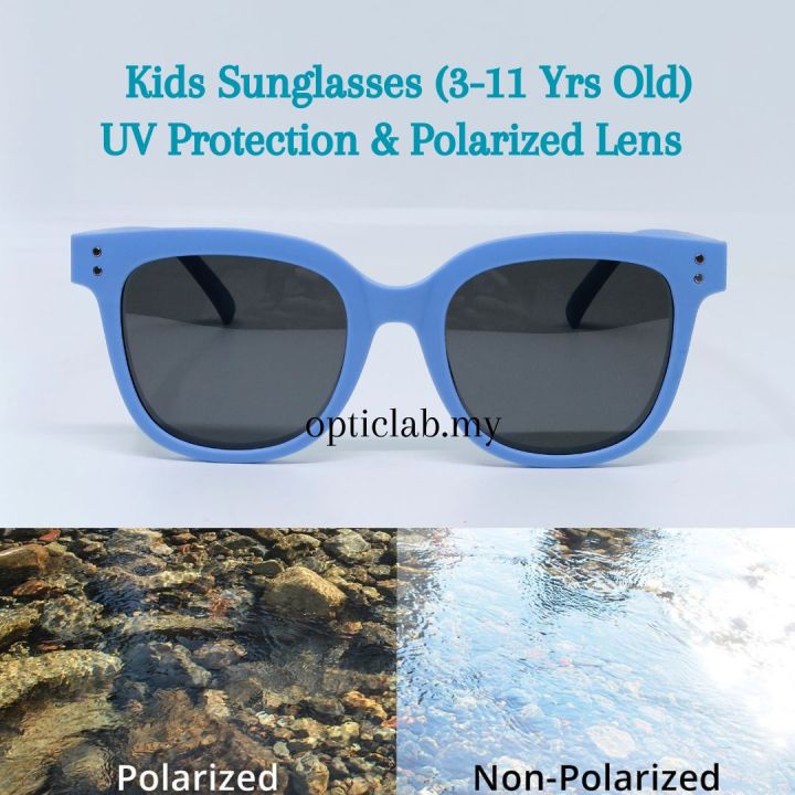 Kids Sunglasses UV Protection Polarized Lens Korea Cute Design