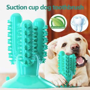 Cactus Pet Dog Toys Molar Bite Tooth Cleaning Brush Dental Care Toothbrush Stick For Dogs Puppy Training Chewing Mainan Anjing
