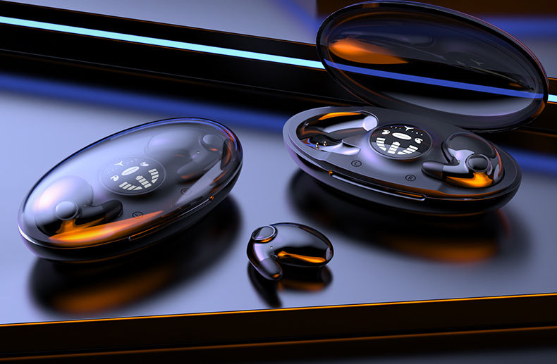 Bluetooth-Kopfhörer, kabellose In-Ear-Kopfhörer, ultradünne Mini-Ohrhörer zum Schlafen, HiFi-Klang, Geräuschunterdrückung_voghion.com