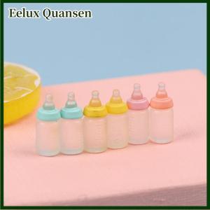 Eelux Mô hình bình sữa thu nhỏ Nhà búp bê 1:12 6 chiếc đồ trang trí nhà búp bê
