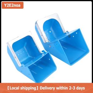 【Local shipping】 1PC Rabbit Feed Box Hopper Rabbit Cage Rabbit Anti Pickling Feed Trough