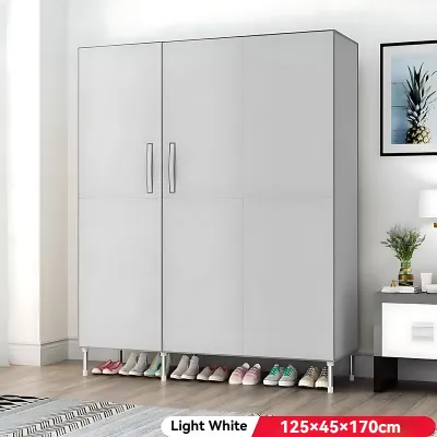 MOD Simple Swing Door Wardrobe | Large Capacity Bedroom Armoire | Dustproof Clothes Storage Cabinet | Economic DIY Wardrobe | Cloth Closet