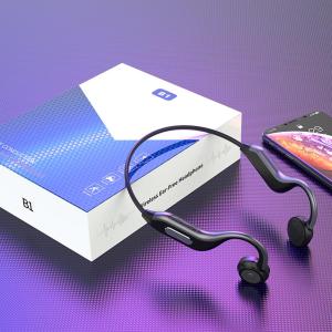 8Gwaterproof long Standby B1 Bone Conduction Earphone Bluetooth 5.0 Wireless Headset With 8G Memory Waterproof Sports Earphones CSR8635 MP3 Player