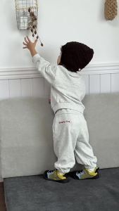 Boys Cartoon Sweatshirt Set for Autumn 2026 Childrens clothing autumn collection Korean style kids clothes baby clothes autumn wear