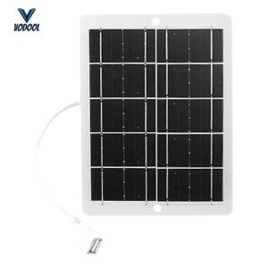 Outdoor Solar Power Solution 3W/6W/10W Portable Solar Panel with Carabiners for Emergency Phone Charging and Camping