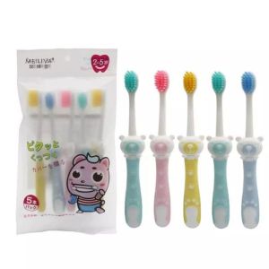 SIKAT GIGI ANAK KARAKTER H268 LUCU WARNA WARNI LEMBUT ISI 5 PCS MURAH IMPORT REAL PICT