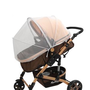 NOBLELYN 1pc Safety Stroller Accessories Full Cover Breathable Folding Baby Mosquito Net Infant Protection Mesh Pushchair Mosquito Net Pushchair Anti-bug Netting