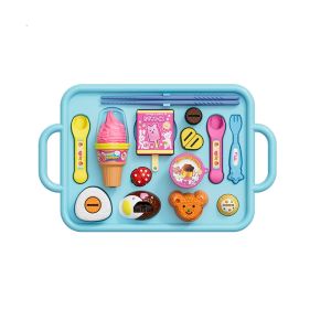 YUDESHUI Tính năng nhập vai Bộ đồ ăn cho trẻ em Giải tỏa căng thẳng sáng tạo Thực phẩm mô phỏng Đồ chơi giáo dục sớm Dễ thương Phong cách hộp cơm trưa Đồ chơi bánh pudding mô phỏng Giáo dục sớm