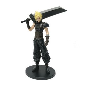 Final Fantasy Cloud Strife 22cm Collectible Figure Buster Included PVC Statue Model for Desktop Display & Gamer Gift