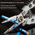 7-Inch Multifunctional Wire Stripping Pliers, Electrician Special Tools For Wire Cutting, Pulling, Pressing, Winding Screwing. 