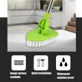 TSTT Multi-Purpose Cleaning Scrub Brush Telescopic Bathtub Cleaner Window Cleaner For Clean Bathroom Kitchen Brush Tile Brush Sponge Brush Floor Brush  Cleaning Tools Set. 