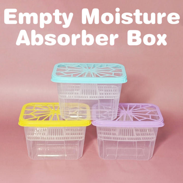 [tianjunmaoyi] 4pcs Large Capacity Moisture Absorber Box Empty Box ...