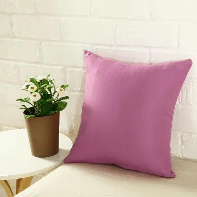 40x40cm Gối ôm vuông bọc gối nhà sofa vỏ gối trang trí đồng bằng màu trơn giá rẻ cổ điển bông