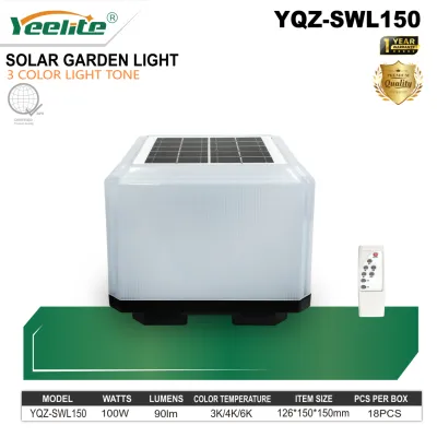 YEELITE High Brightness Solar Lights For Fence Garden Home Decoration - IP65 Ideal for Outdoor Courtyard Illumination