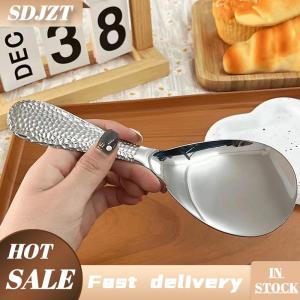 SDJZT Dày thép không gỉ gạo muỗng dài xử lý gạo nồi xẻng tự chọn muỗng đồ dùng nhà bếp nhà