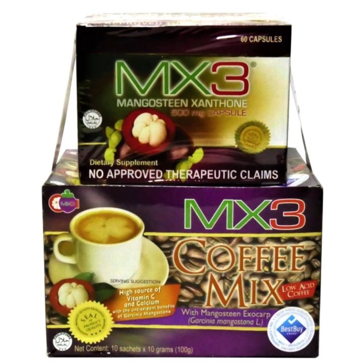 MX3 1 Box Capsules + 1 Box Coffee Lazada PH