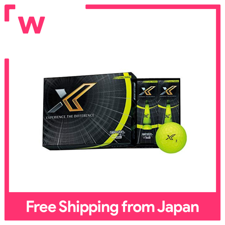 DUNLOP Golf Ball XXIO XXIO X Golf Ball 1 Dozen (12 pieces) Lime Yellow