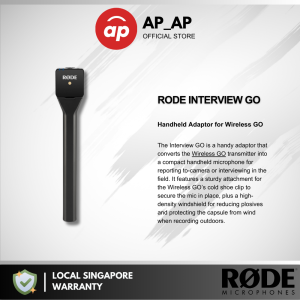 Rode Interview GO Handheld Mic Adapter for the Wireless GO