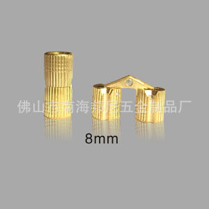 Hidden concealed hinge hardware accessories one-shaped pure copper door and window hinge bucket gift box hidden hinge