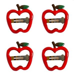 Flat Clip Hairpin Barrettes Casual Cherry Strawberry Shape Headwear Bunches Clip 2000s Hair Clip Photo Props