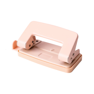 2-Hole Paper Puncher Plastic Punching Machine Portable Paper Punch Manual Puncher Office School Supplies for Student