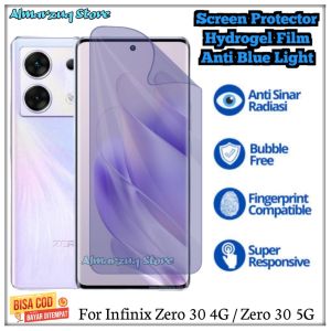 Anti Gores Hydrogel Anti Blue Light Infinix Zero 30 4G Zero 30 5G Screen Protector HP Full Cover