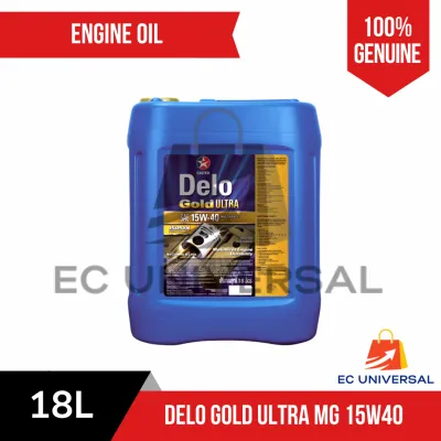 Caltex Diesel Engine Oil Delo Gold Ultra 15W40 MG Multigrade (18L) Liters Pail | EC Universal Official Store