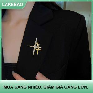 【LAKEBAO】 Đơn giản cá tính sao cao cấp cảm giác Trâm dễ thương hợp thời trang Thiết kế áo ngực thời trang pin cho buổi tối tiệc phù hợp với đồ trang sức biểu tượng