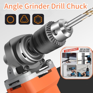 Angle Grinder Electric Drill Conversion Collet 10mm Chuck Holder Power Drill Adapter Convert M10 for 4" Electric Angle Grinder