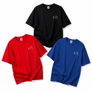 Mens Plus Size Oversized Graphic Sports T-Shirt Quick Dry Breathable Crew Neck Workout Top OS244