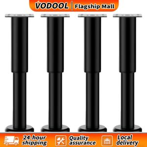 Heavy Duty Adjustable Bed Legs 9.8-16.9in Metal Support Legs for Bed Frame Couch and Sofa