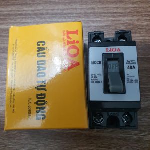 (Chính Hãng) Át khối Át Cóc Lioa 15A20A30A40A cầu dao tự động Lioa Hàng Loại 1 Loại 2