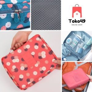 Tas Make Up Pouch Travel Bag Organizer Kosmetik Pakaian Serbaguna - FTS054