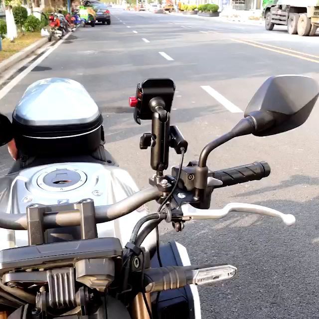ORIGINAL MOTOWOLF PHONE HOLDER V3 360 Degree Rotatable Motowolf cp holder v3 for motorcycle cellphone holder motorcycle